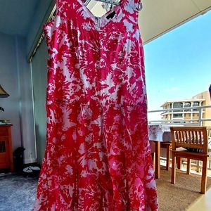 METRO STYLE Cotton Party Dress w/Ruffles 14